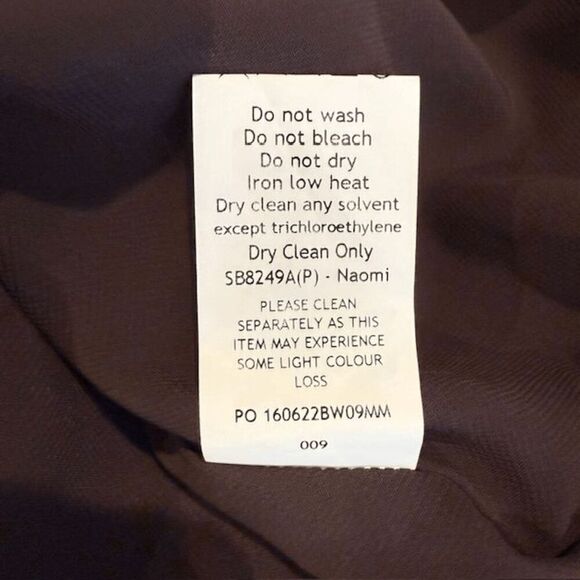 House of CB Naomi Halter Midi Dress Espresso Brown Back Zip Plus Cup Size XS - Picture 12 of 16